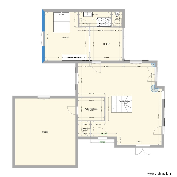 st genis deuxieme version. Plan de 0 pièce et 0 m2