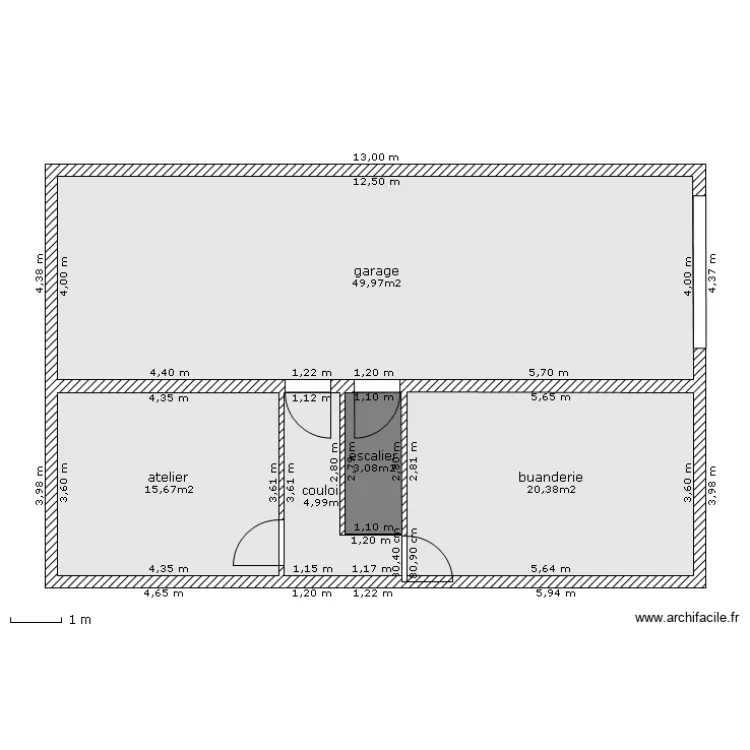 sous sol. Plan de sous sol. Plan de