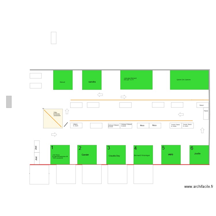 paléziieux 2 novembre. Plan de 0 pièce et 0 m2