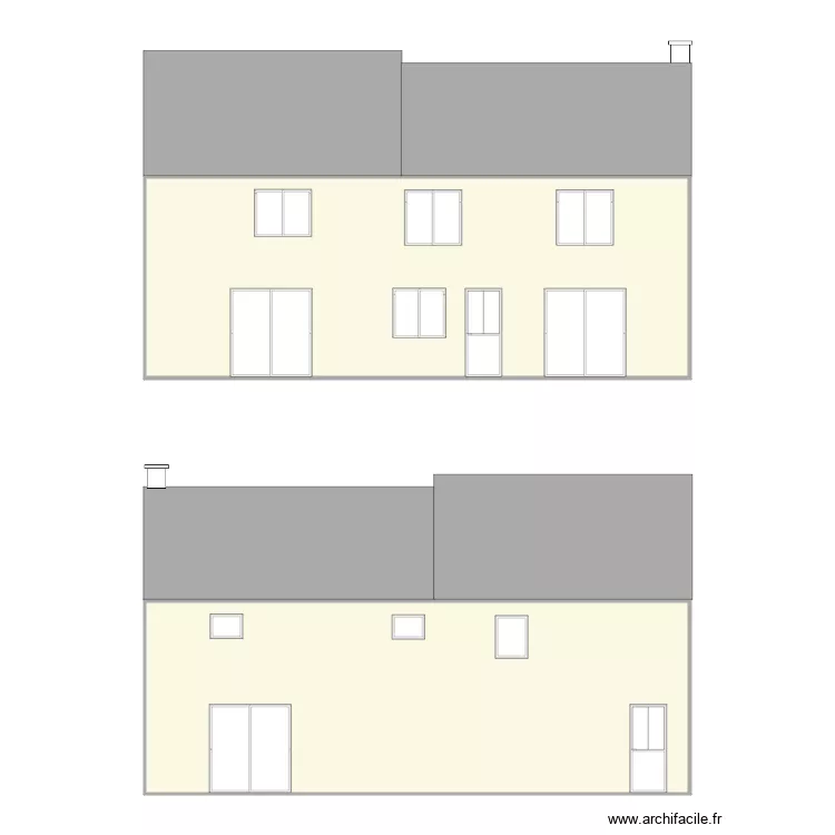 PLAN 2 FACADE YVIGNAC 1. Plan de 