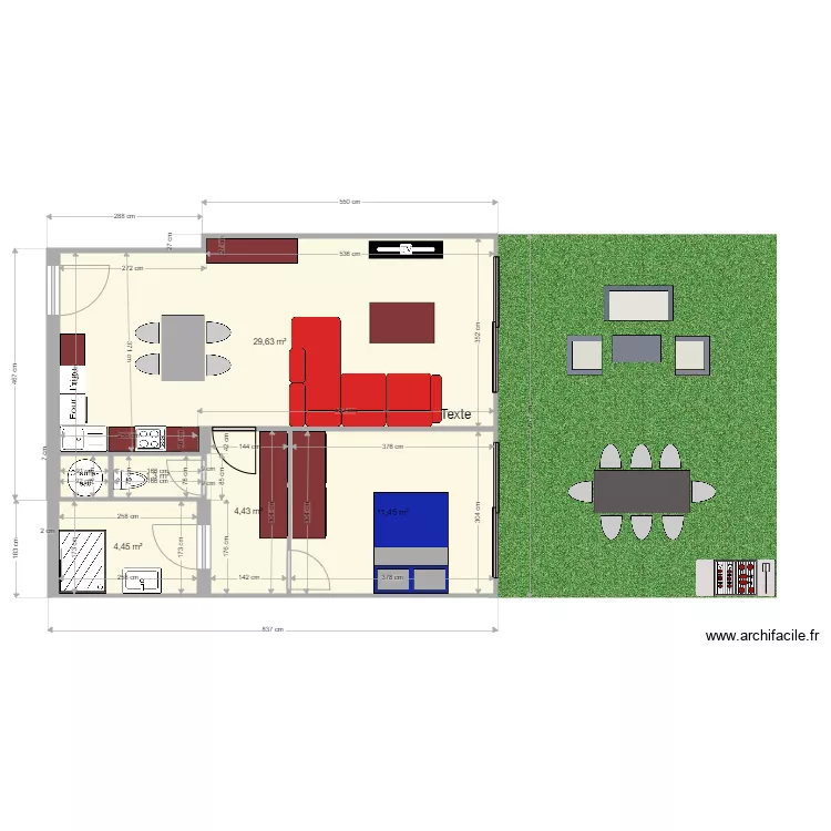 studio AMARA. Plan de 