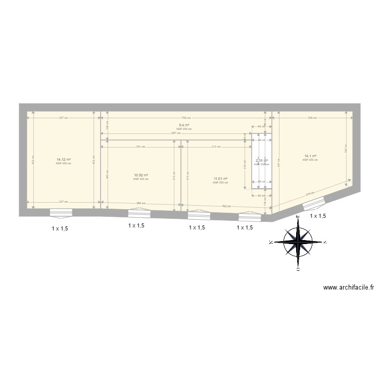 TRIGUEL. Plan de 0 pièce et 0 m2