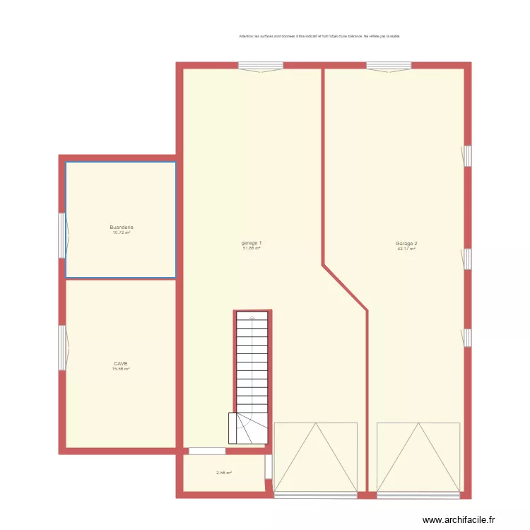 BI 1303 MEISTERZHEIM sous sol . Plan de 