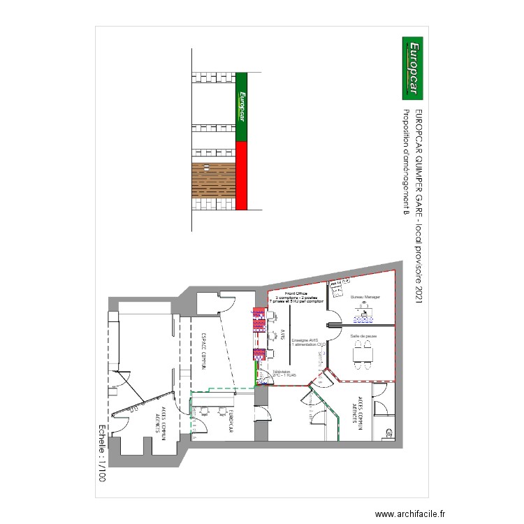 Quimper Aménagement V3. Plan de 0 pièce et 0 m2