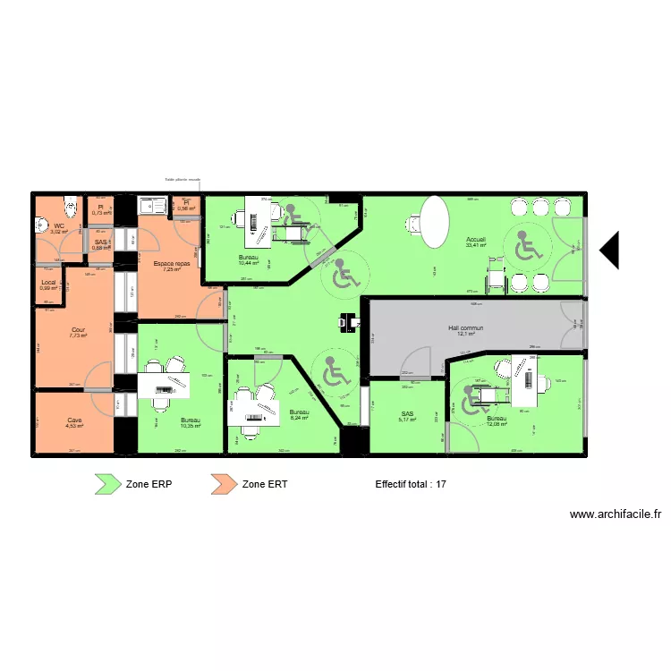 Perpignan ERP. Plan de 