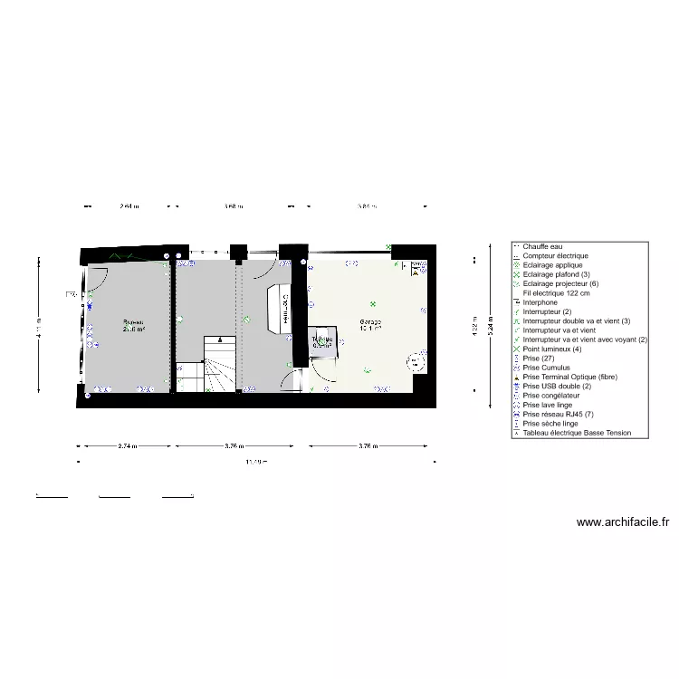 La Bouille - RDC &Eacute;lectricit&eacute;. Plan de 