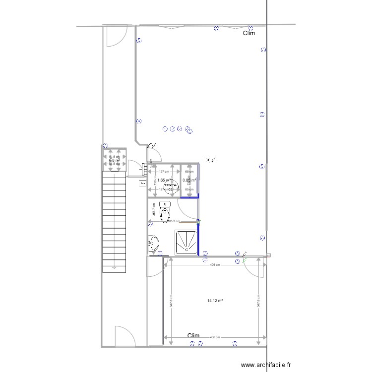 Gilly rdc electricité 2. Plan de 0 pièce et 0 m2