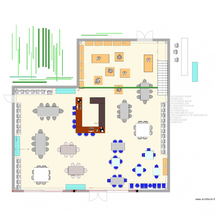 grand val mezz2. Plan de 0 pièce et 0 m2