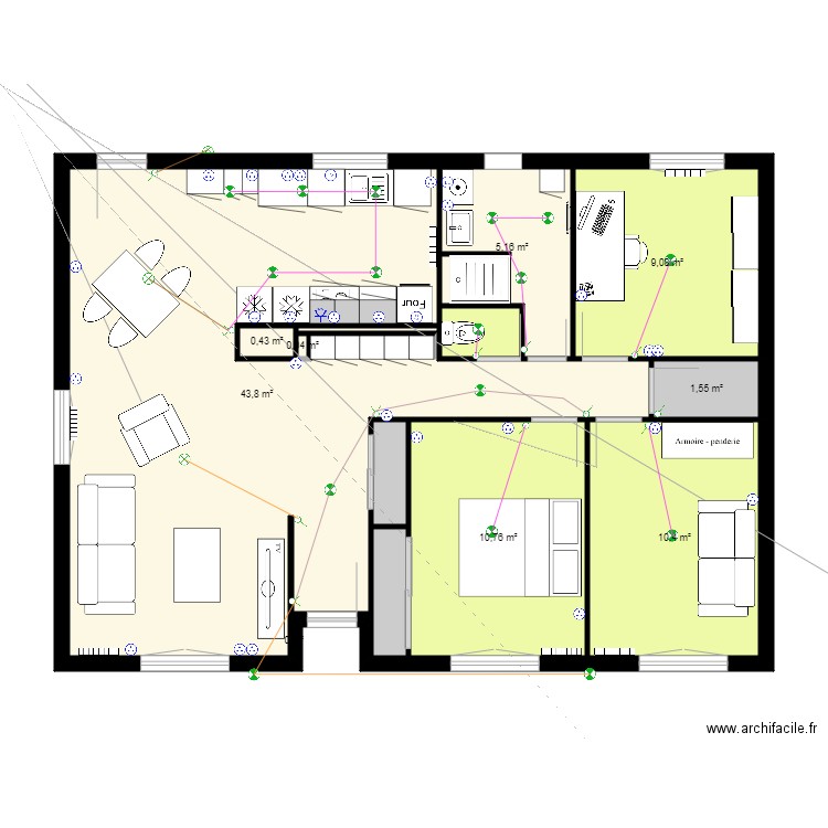 Maison lempdes elec. Plan de 0 pièce et 0 m2