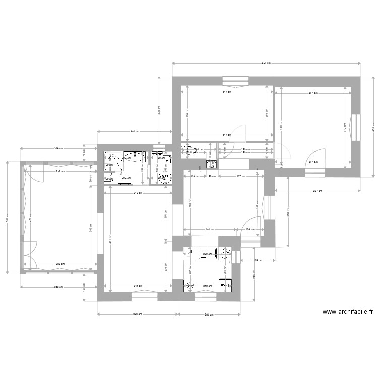 Maison modifiée 2. Plan de 0 pièce et 0 m2