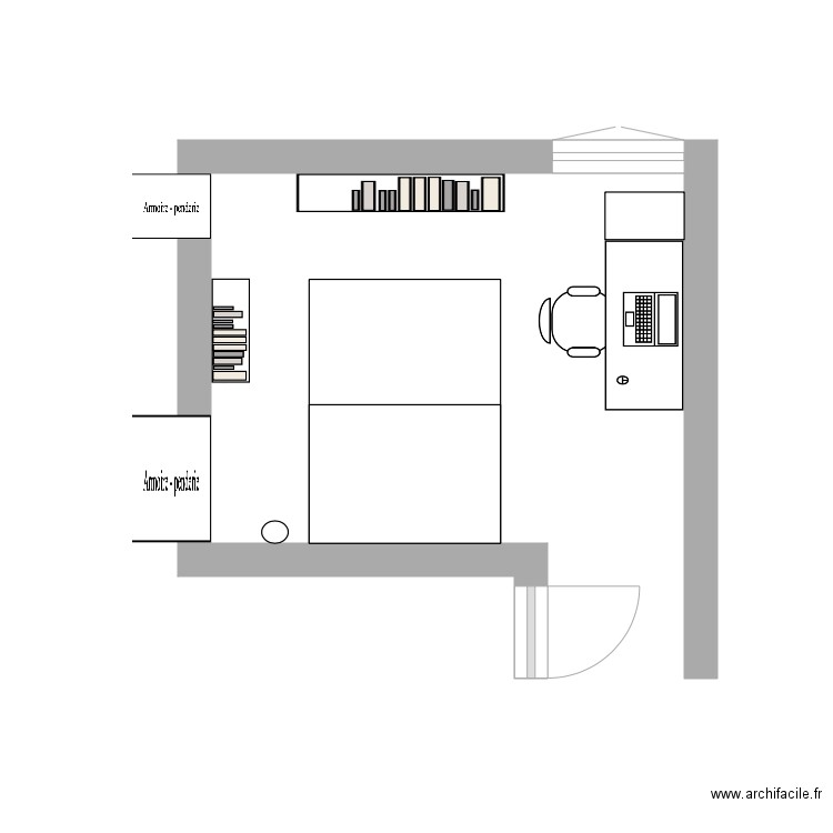 GISOU Bureau. Plan de 0 pièce et 0 m2