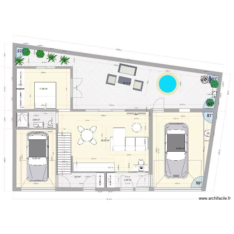 auray RDC 1. Plan de 