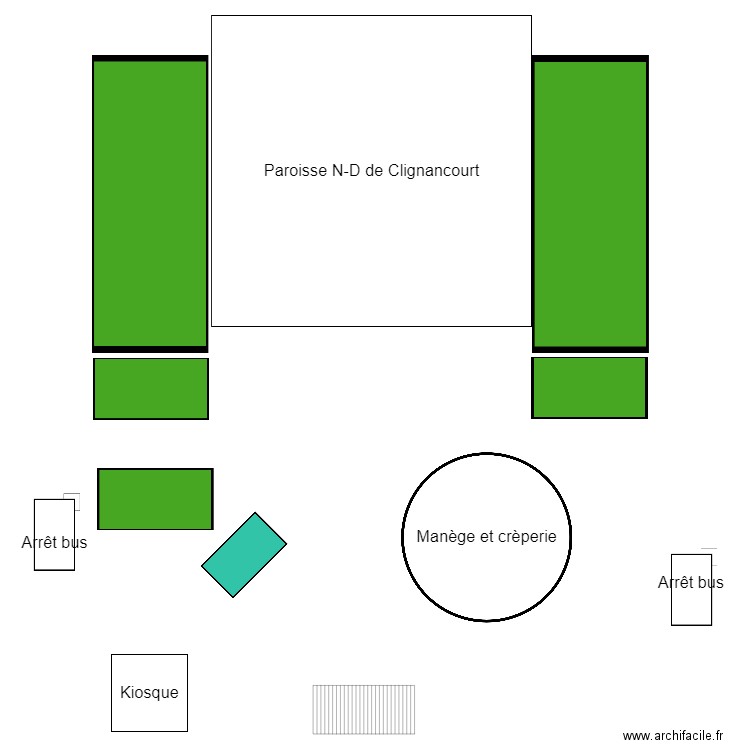 Place Jules Jofflin. Plan de 0 pièce et 0 m2