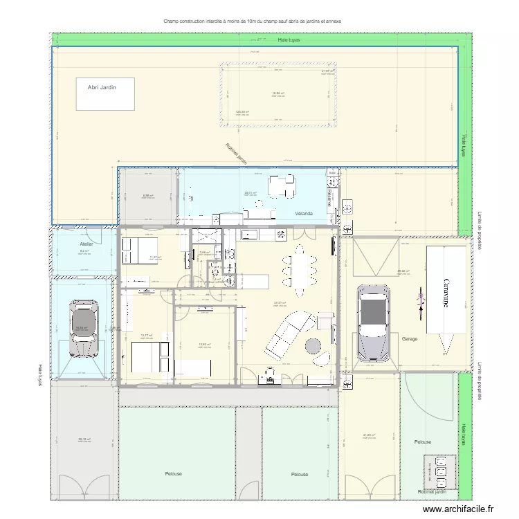 Saint andr&eacute; 10 janvier. Plan de 