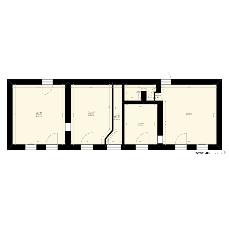 PONTMAIN RDC KEVIN. Plan de 0 pièce et 0 m2