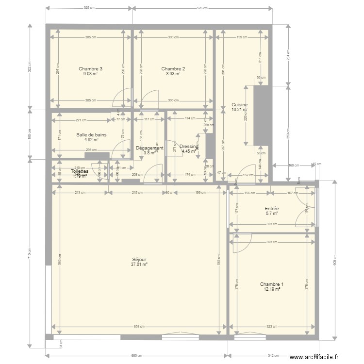 APPT PAN V7. Plan de 0 pièce et 0 m2