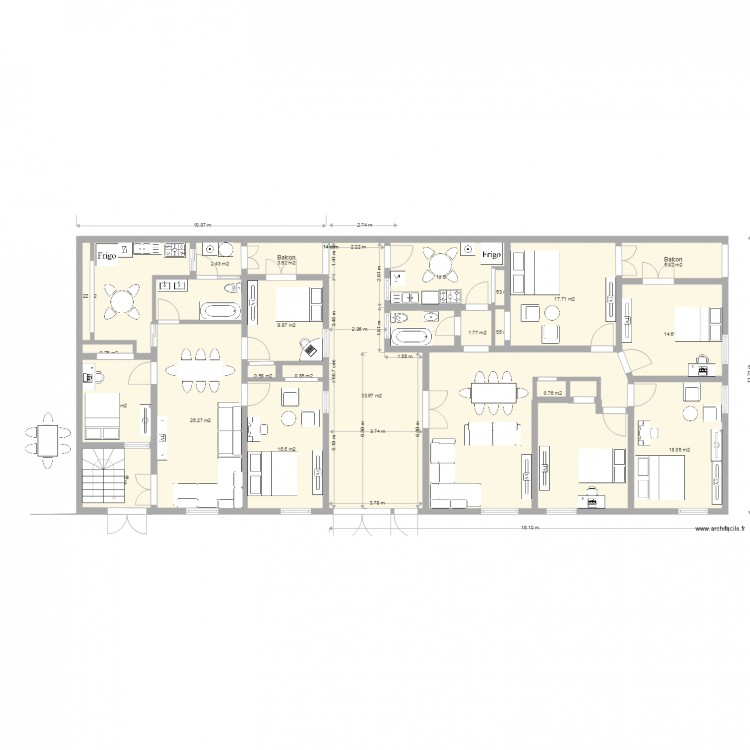 mes maisons 3. Plan de 0 pièce et 0 m2