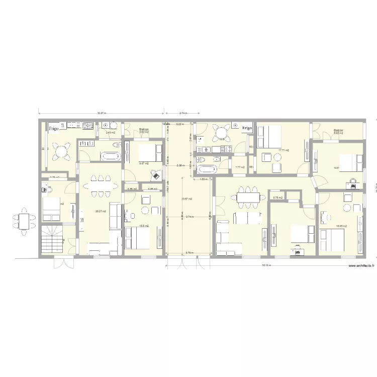 mes maisons 3. Plan de 