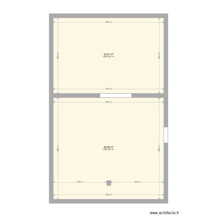 VIDE SANITAIRE. Plan de 0 pièce et 0 m2