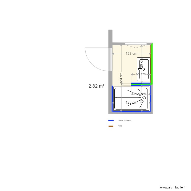 2 Deauville 1er etage FAIENCE. Plan de 0 pièce et 0 m2