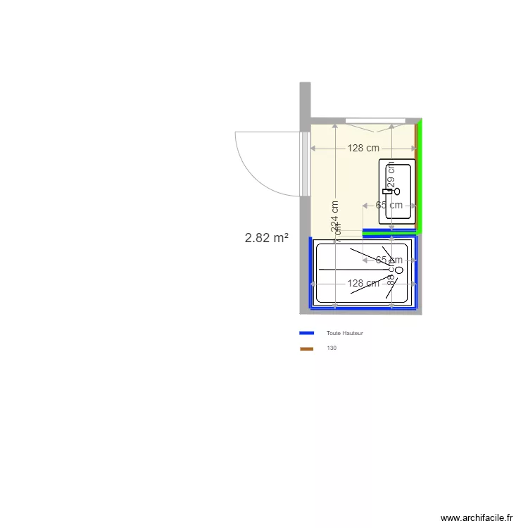 2 Deauville 1er etage FAIENCE. Plan de 2 Deauville 1er etage FAIENCE. Plan de
