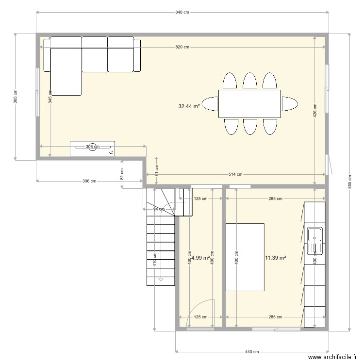 rdc st cyp  sans chambre. Plan de 0 pièce et 0 m2