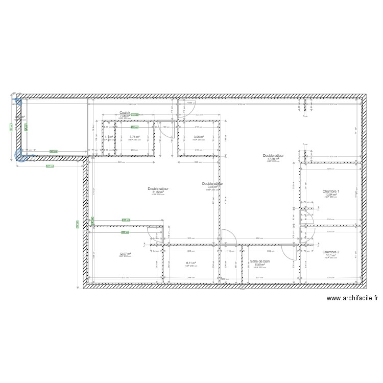 Maison Gagny Apartament. Plan de 27 pièces et 631 m2