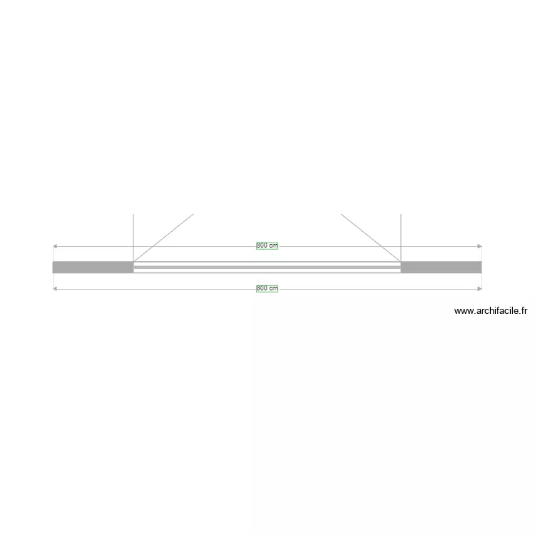 FACADE AVANT. Plan de 
