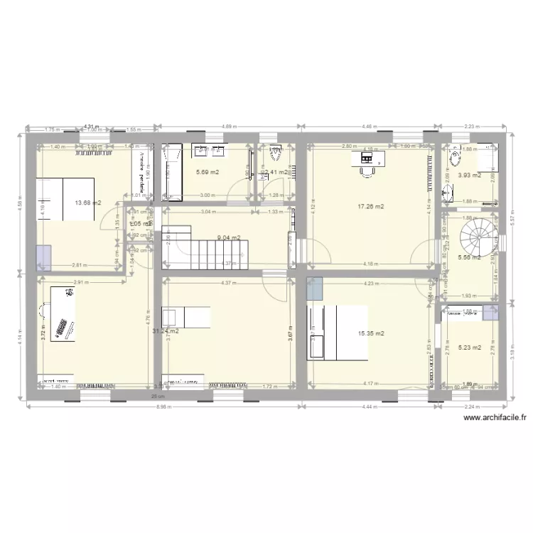 MaisonNIV1. Plan de 