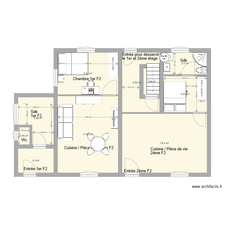 OK Marnaz Maison RDC avec 10cm isolation murs extérieurs. Plan de 0 pièce et 0 m2