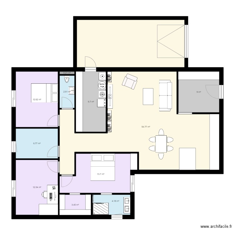 Maison 14 v1. Plan de 0 pièce et 0 m2