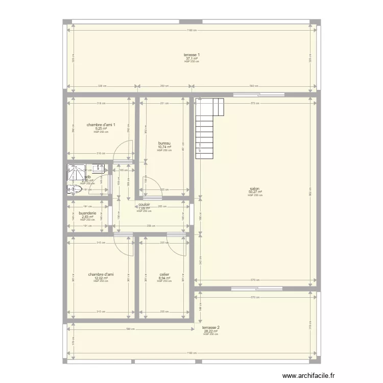 villa aout 21 F rdc. Plan de 