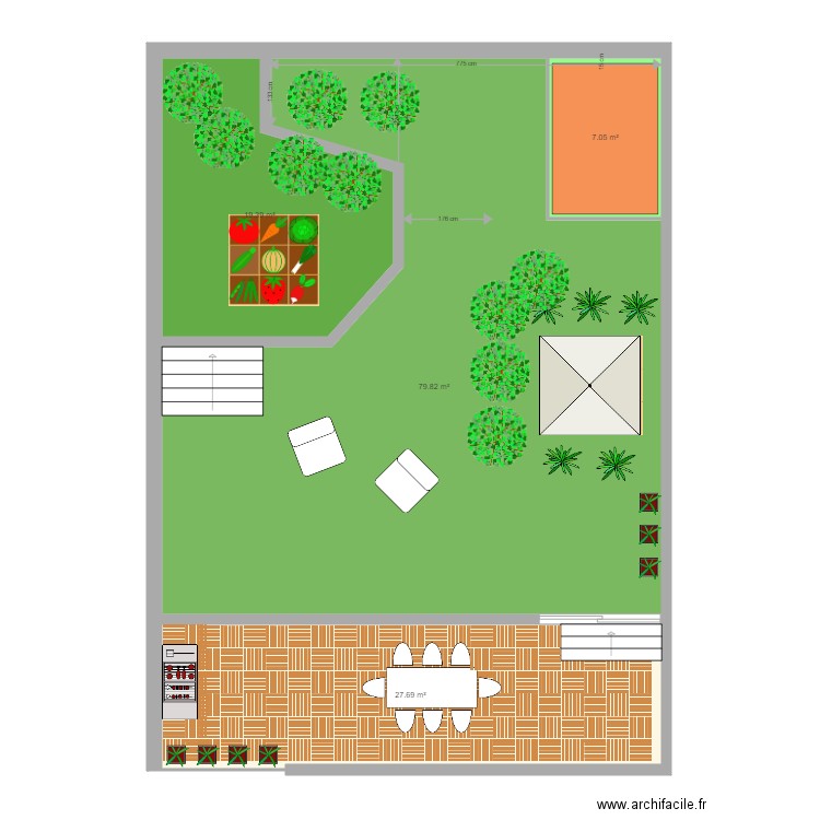 VERANDA TERRASSE ABRI DE JARDIN 2. Plan de 0 pièce et 0 m2