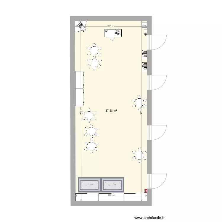 garderie 1 Pugnac. Plan de 