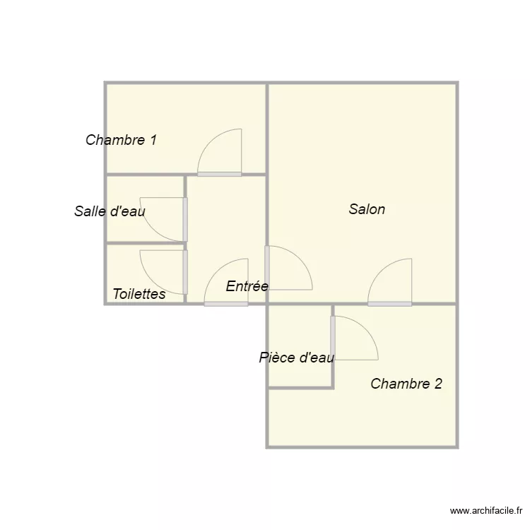 Croquis SCI Famille Dours - dernier &eacute;tage. Plan de 