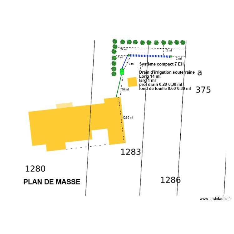 Bigou. Plan de 0 pièce et 0 m2