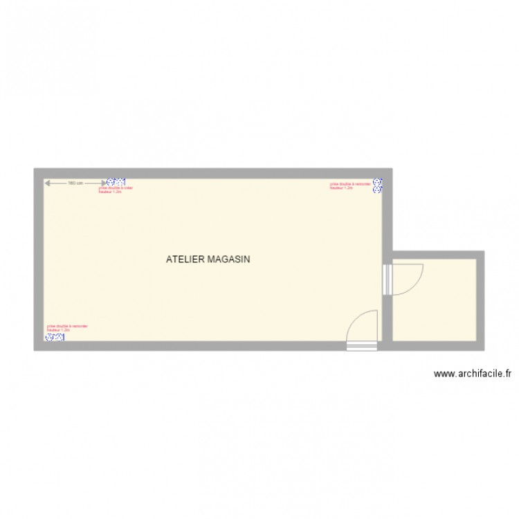 CENTRE CHOPIN ATELEIR MAGASIN. Plan de 0 pièce et 0 m2