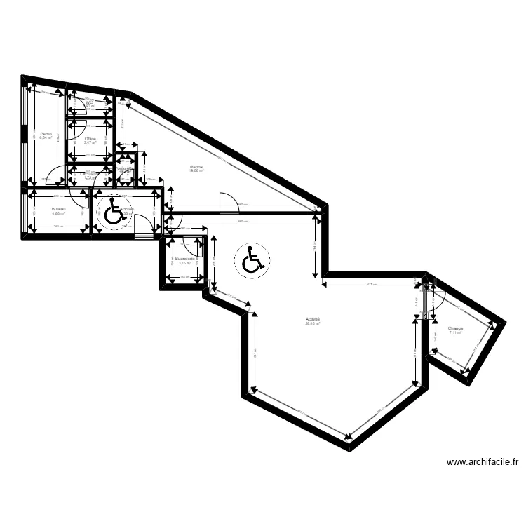 28 verdun CRETEIL Projet  JORDAN. Plan de 