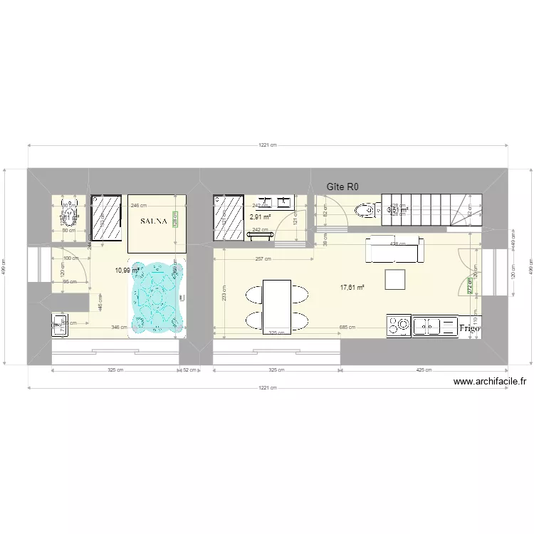 Gite R0 b3 vf. Plan de Gite R0 b3 vf. Plan de