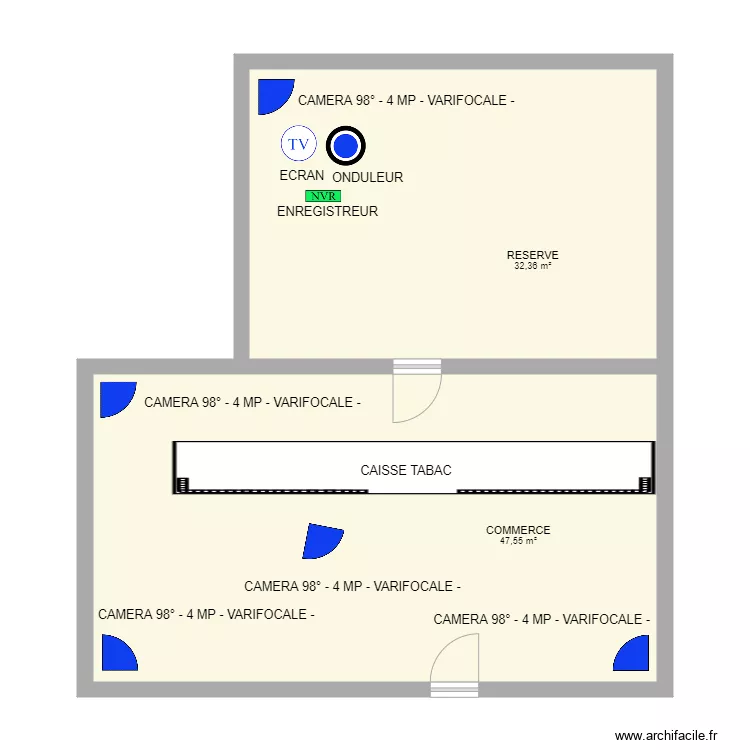 TABAC RIOT YOHAN PLAN VIDEO. Plan de 