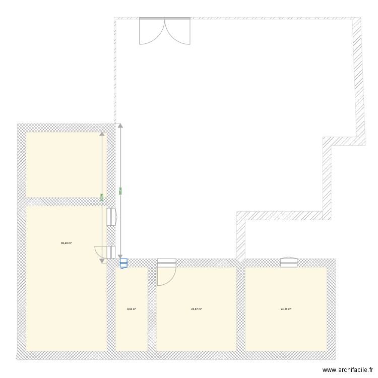plan de masse err rdc. Plan de 0 pièce et 0 m2