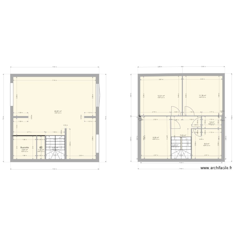 RDCmodifié. Plan de 0 pièce et 0 m2