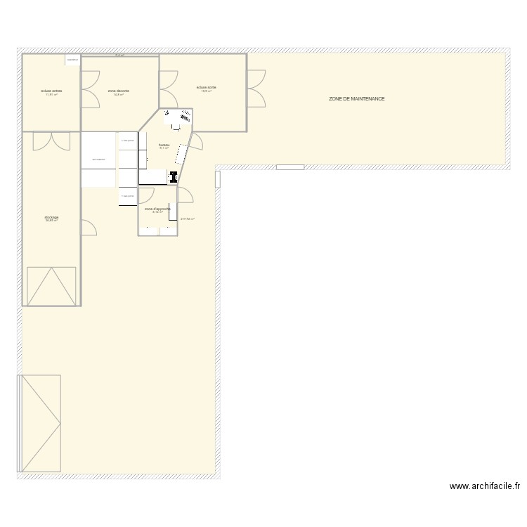 batiment LYON V1plomberie. Plan de 0 pièce et 0 m2