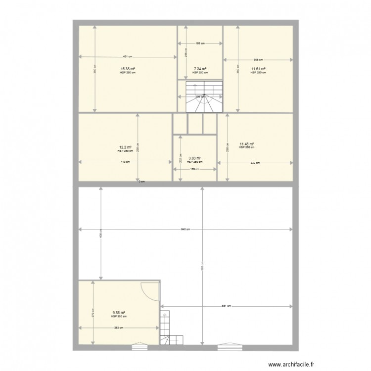 villa lea blanc 1. Plan de 0 pièce et 0 m2