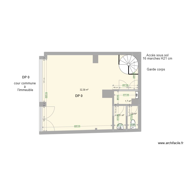SCI CITO AVANT TRAVAUX. Plan de 0 pièce et 0 m2 SCI CITO AVANT TRAVAUX. Plan de 0 pièce et 0 m2