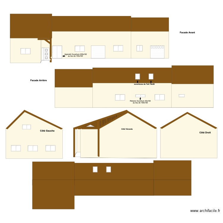 Projet. Plan de 0 pièce et 0 m2