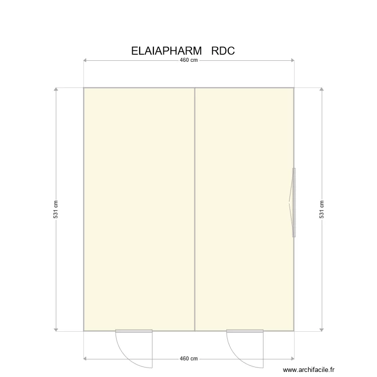 ALAIAPHARM RDC. Plan de 