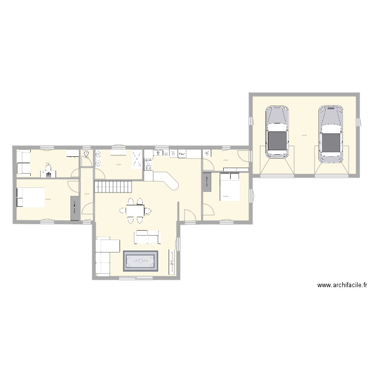 maison. Plan de 0 pièce et 0 m2