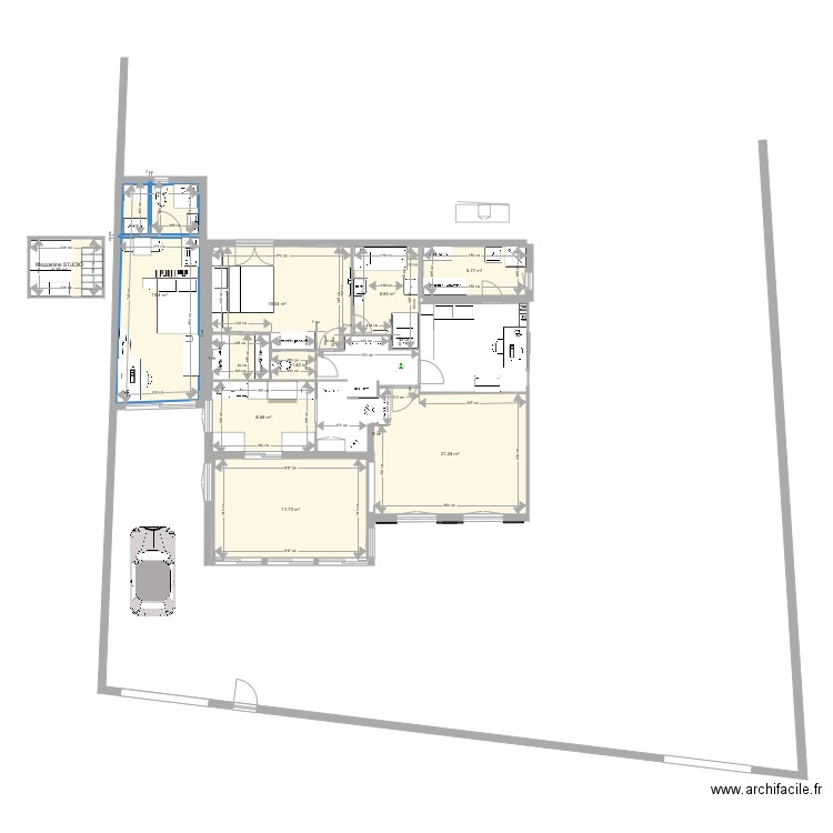 Projet Suite Parentale 120918 V3. Plan de 0 pièce et 0 m2