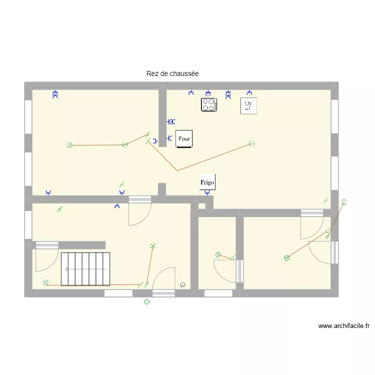 Maison 3 Anderlecht. Plan de Maison 3 Anderlecht. Plan de